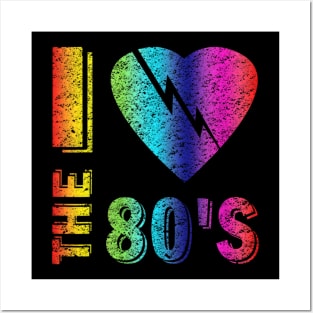 I love The 80'S T-Shirt 80's 90's costume Party Posters and Art